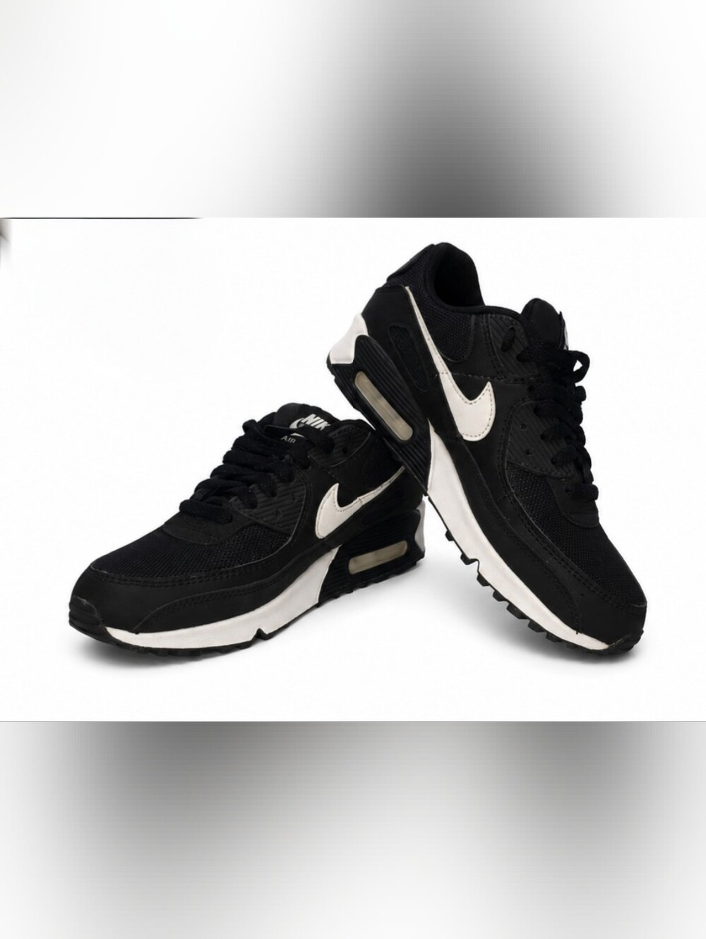 Nike Black and White Air Max Sneakers